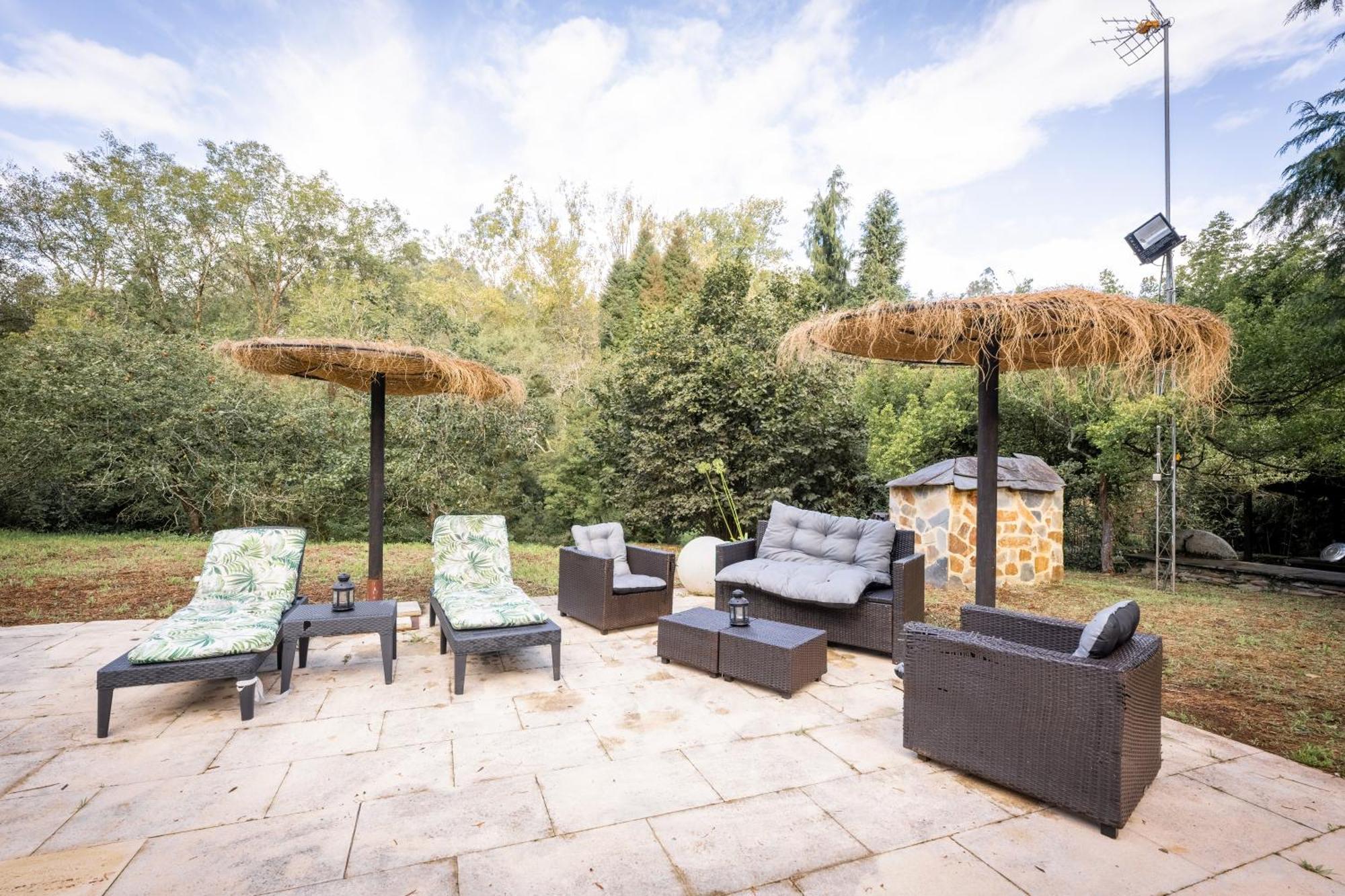 Villa En Asturias Con Cine, Piscina, Bbq, Juegos, 14 Pax Cobre Exterior foto