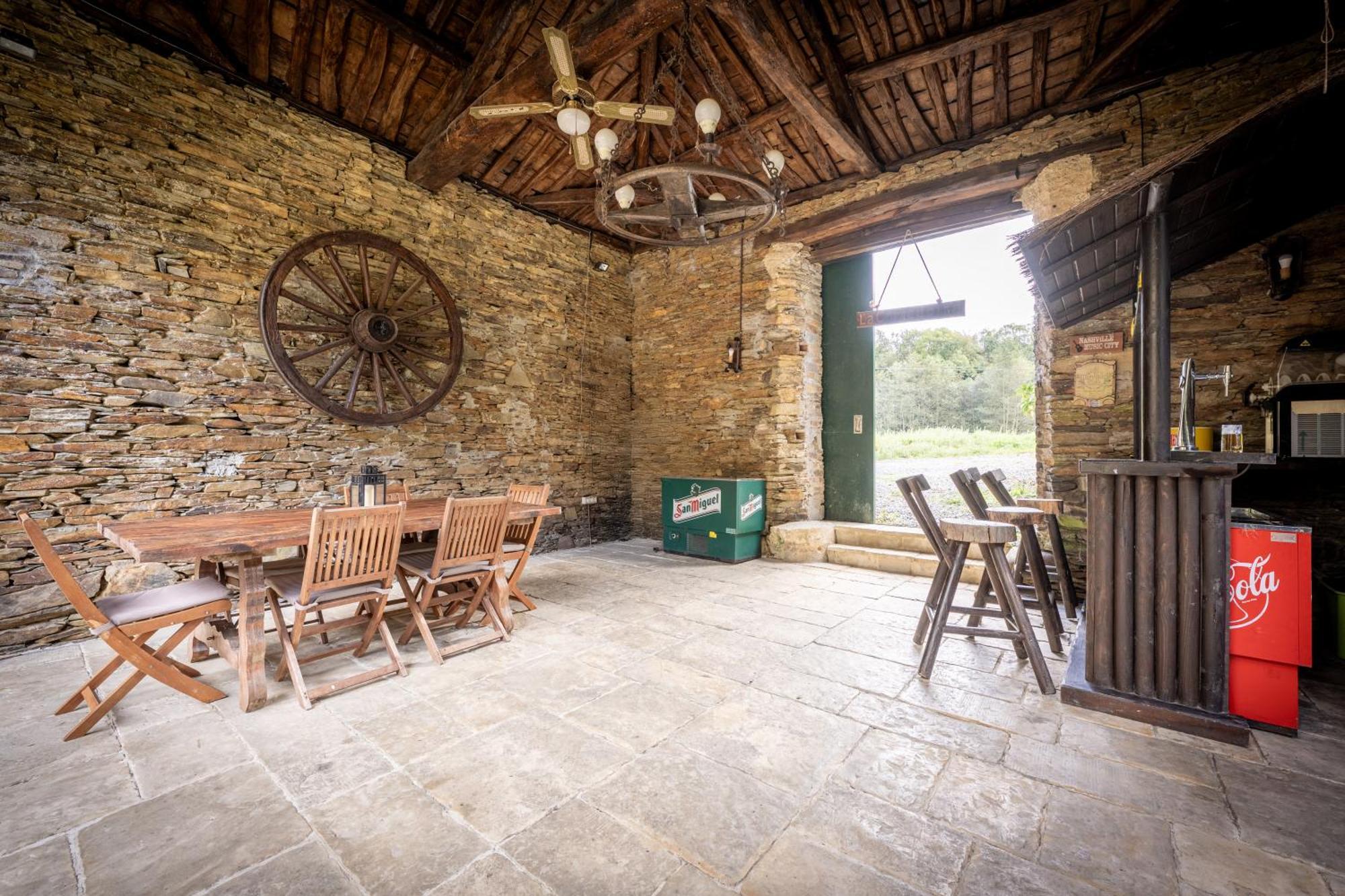 Villa En Asturias Con Cine, Piscina, Bbq, Juegos, 14 Pax Cobre Exterior foto