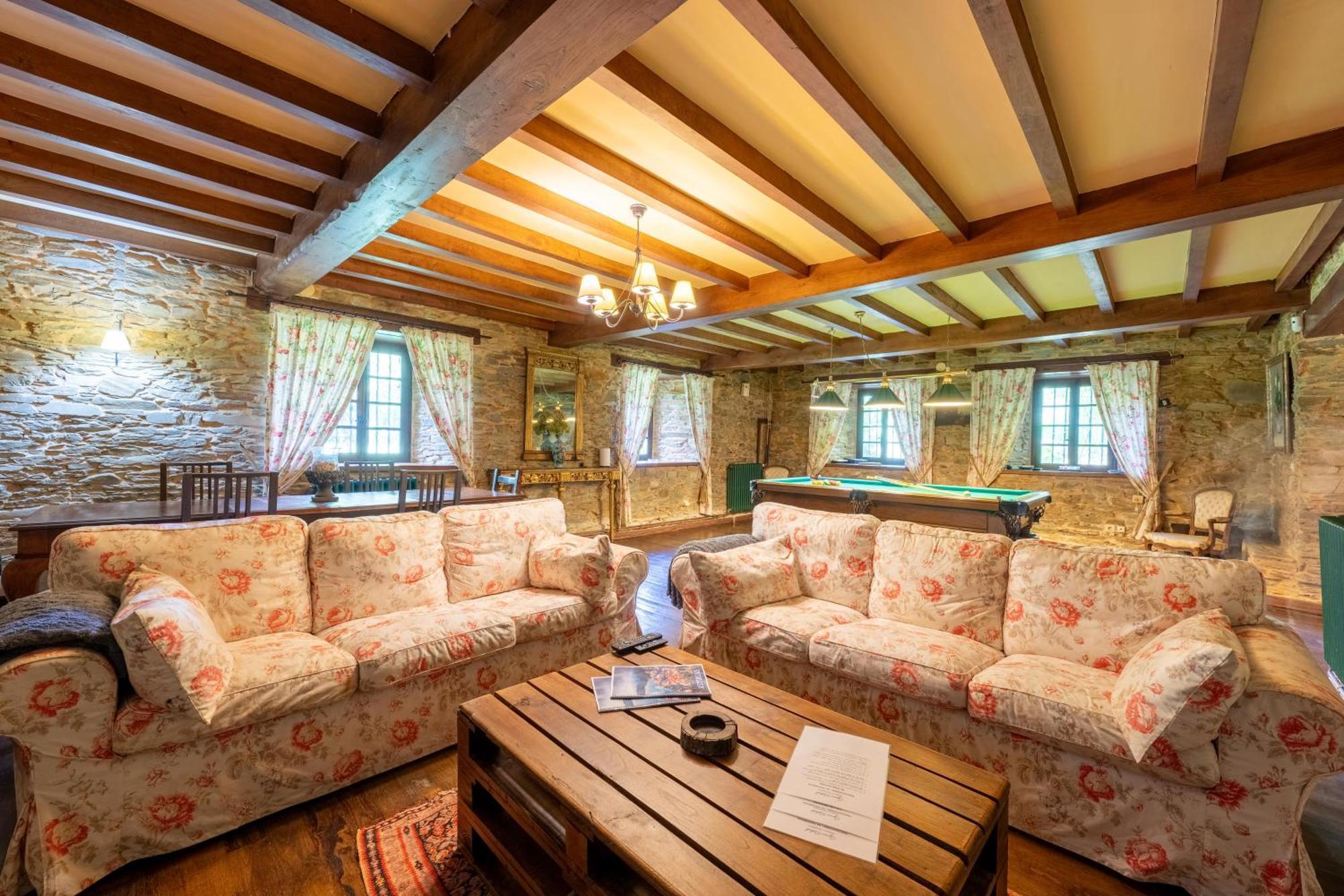 Villa En Asturias Con Cine, Piscina, Bbq, Juegos, 14 Pax Cobre Exterior foto