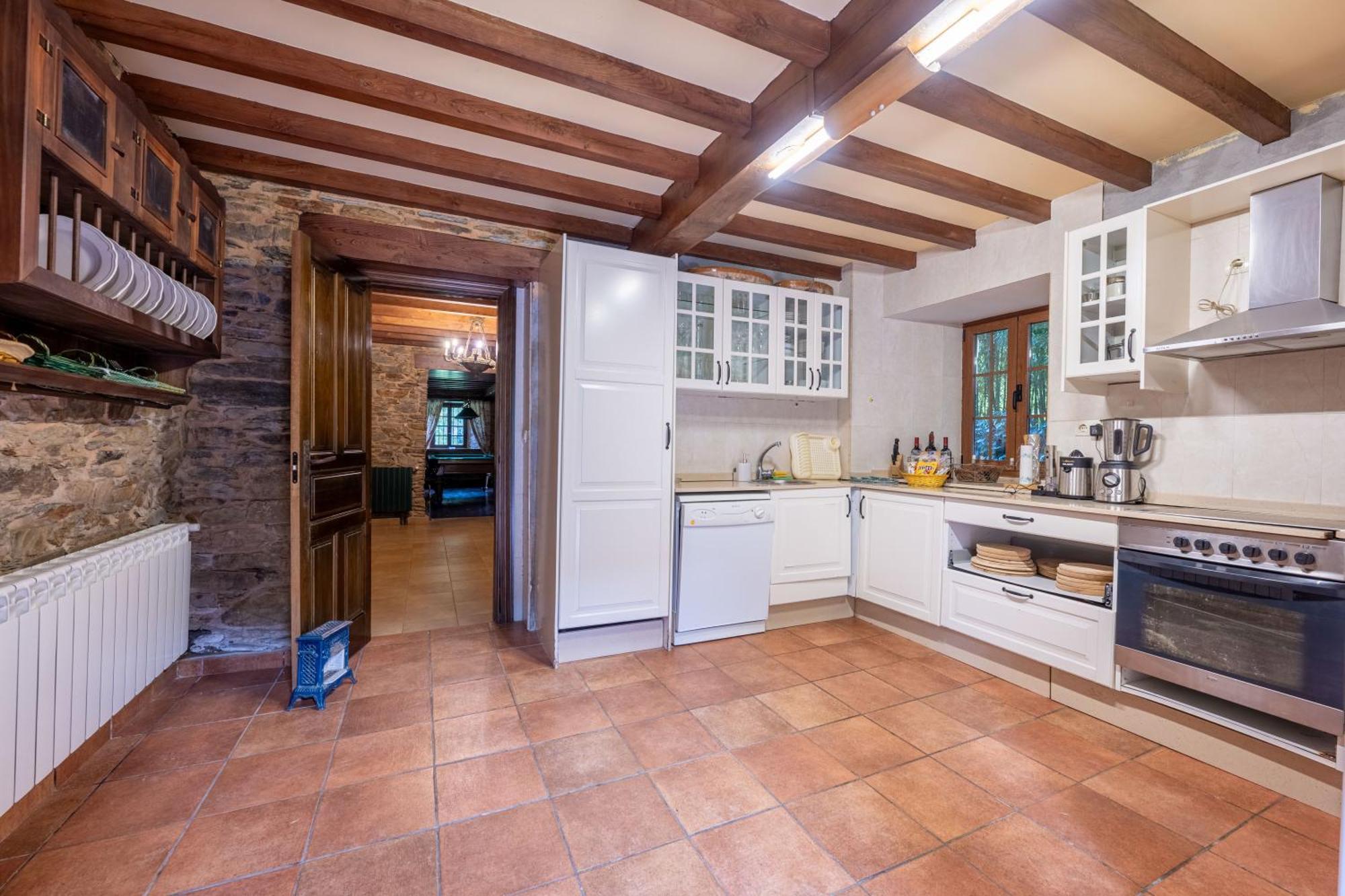 Villa En Asturias Con Cine, Piscina, Bbq, Juegos, 14 Pax Cobre Exterior foto